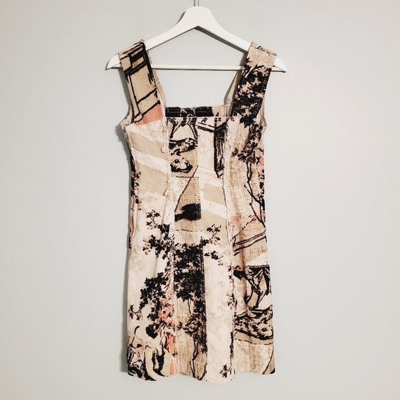 Urban Outfitters Uncut Corduroy Mini Dress Square Neck - Picture 2 of 5